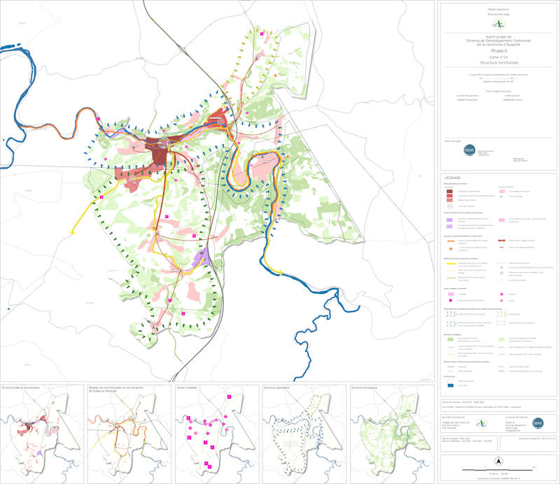 SDC Aywaille - Stratégie - Plan 1 - Structure-Territoriale